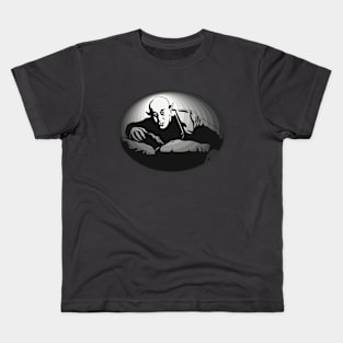 Your Wife Has a Lovely Neck (Monochrome) Kids T-Shirt